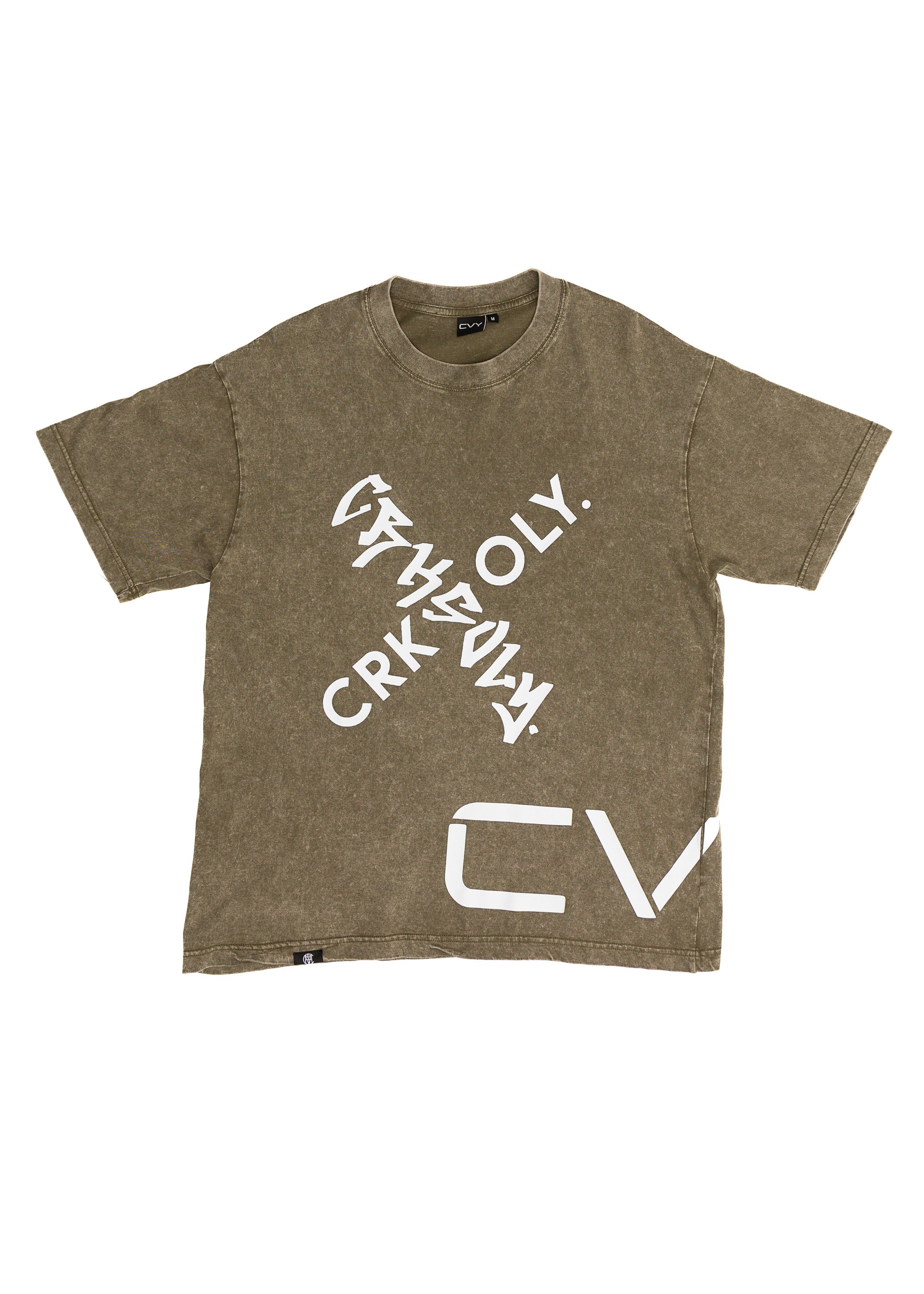 CRKSOLY. Women Faded Wash X-OLY. Tee