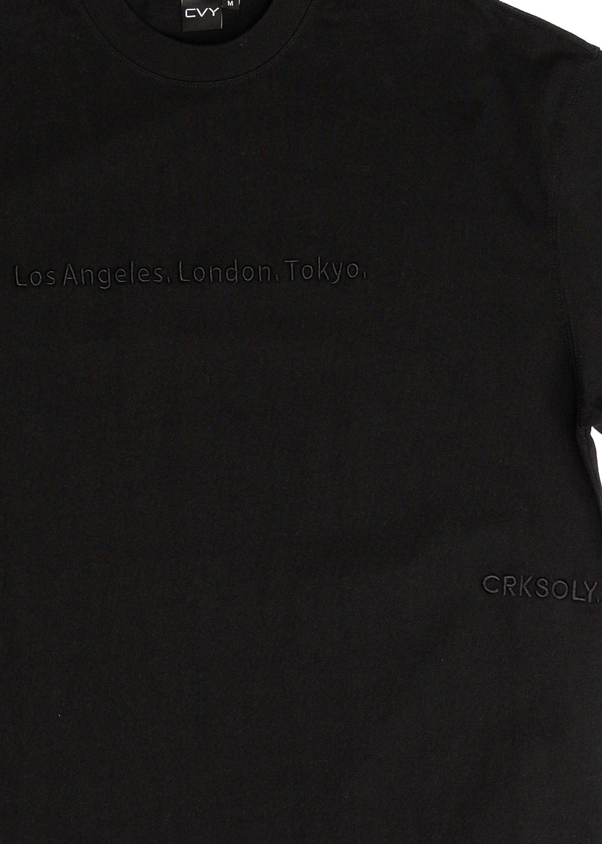 CRKSOLY. Women LA-London-Tokyo Cotton T-Shirt, product photo 9