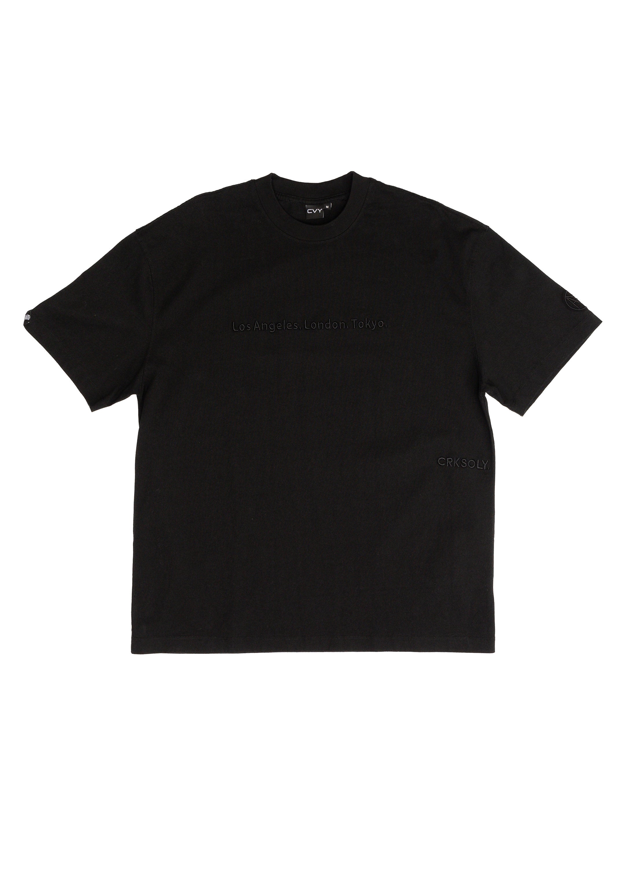 CRKSOLY. Men LA-London-Tokyo Cotton T-Shirt