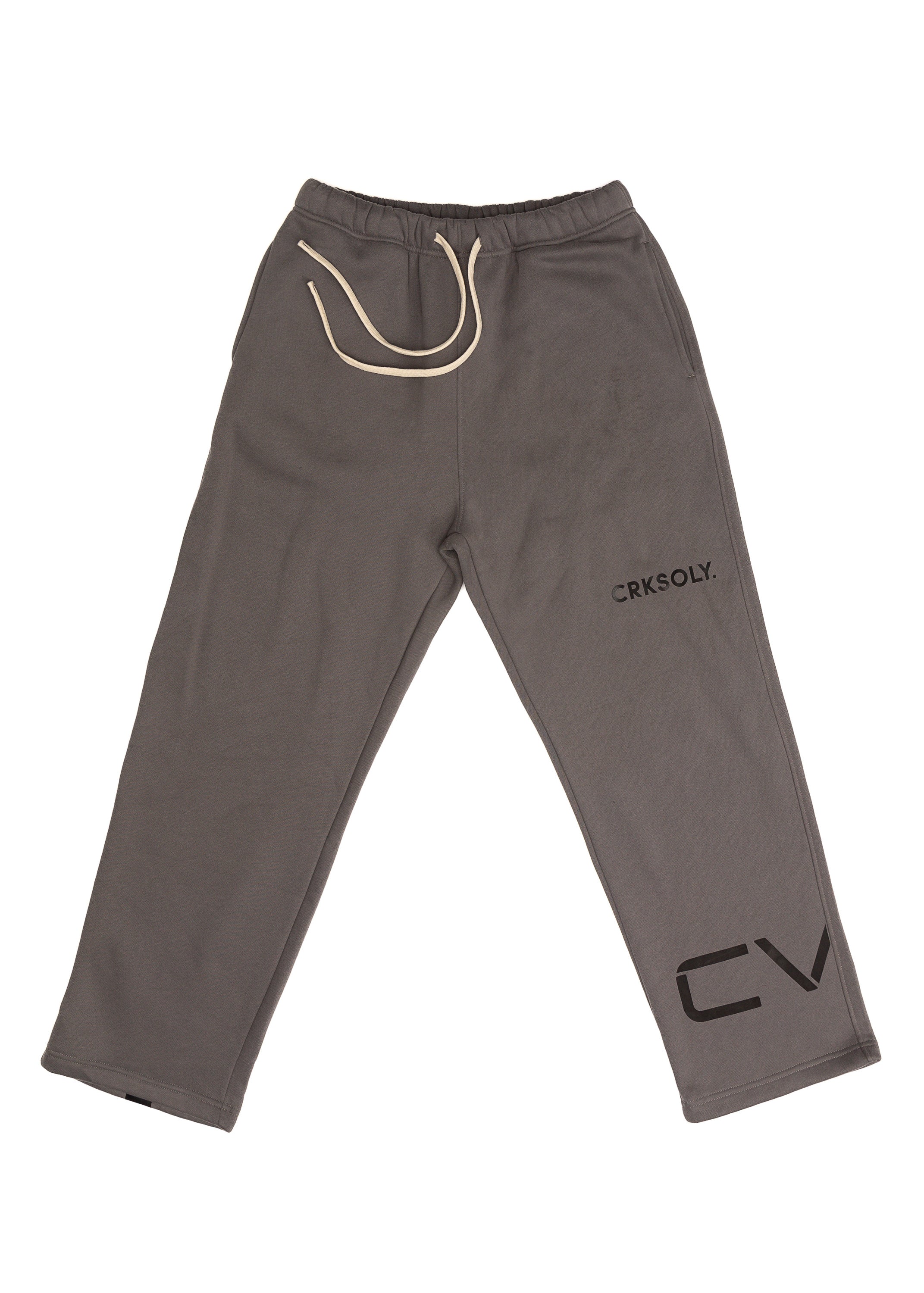 CRKSOLY. Men Cut-Off Sweatpants
