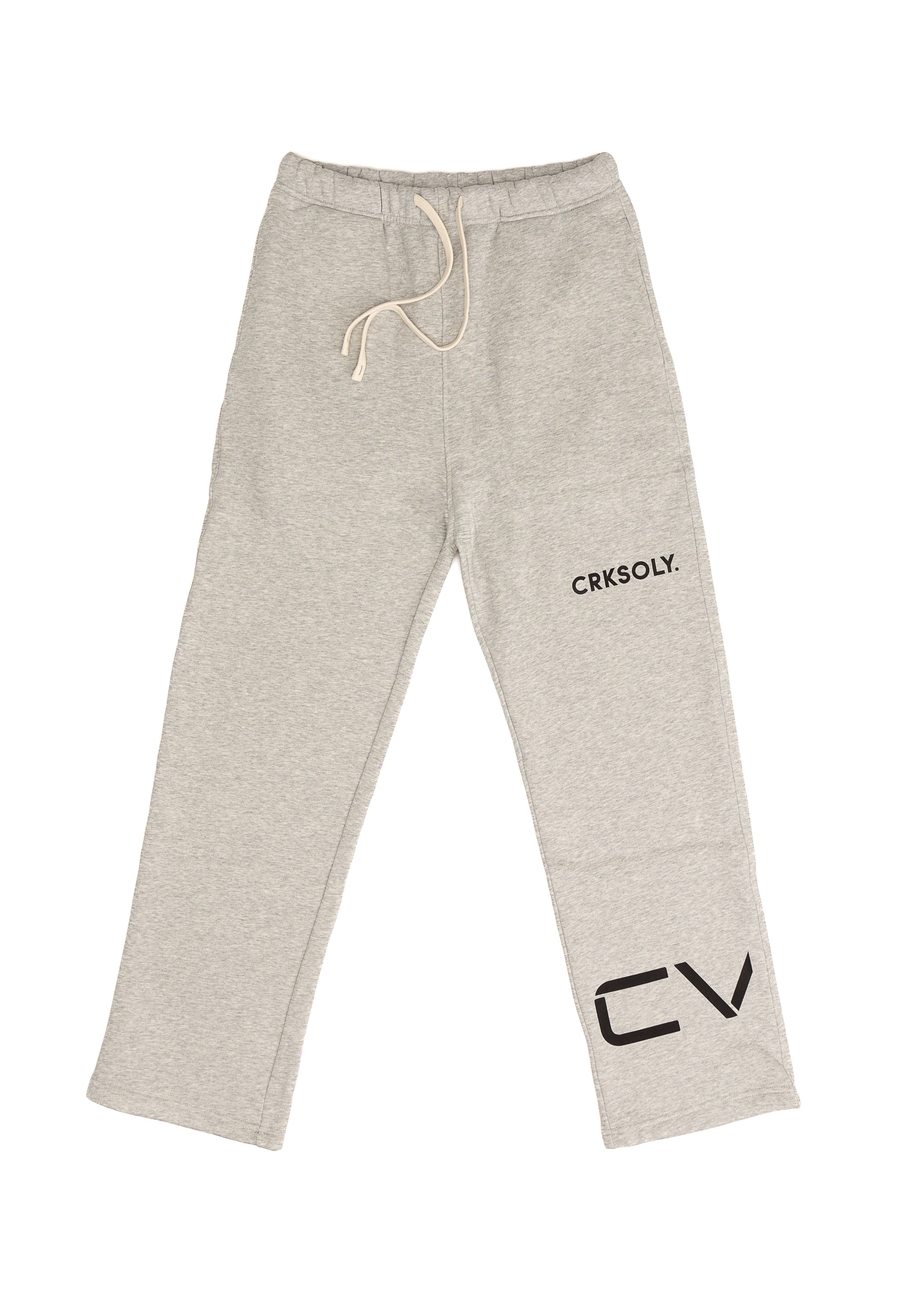 CRKSOLY. Men Cut-Off Sweatpants
