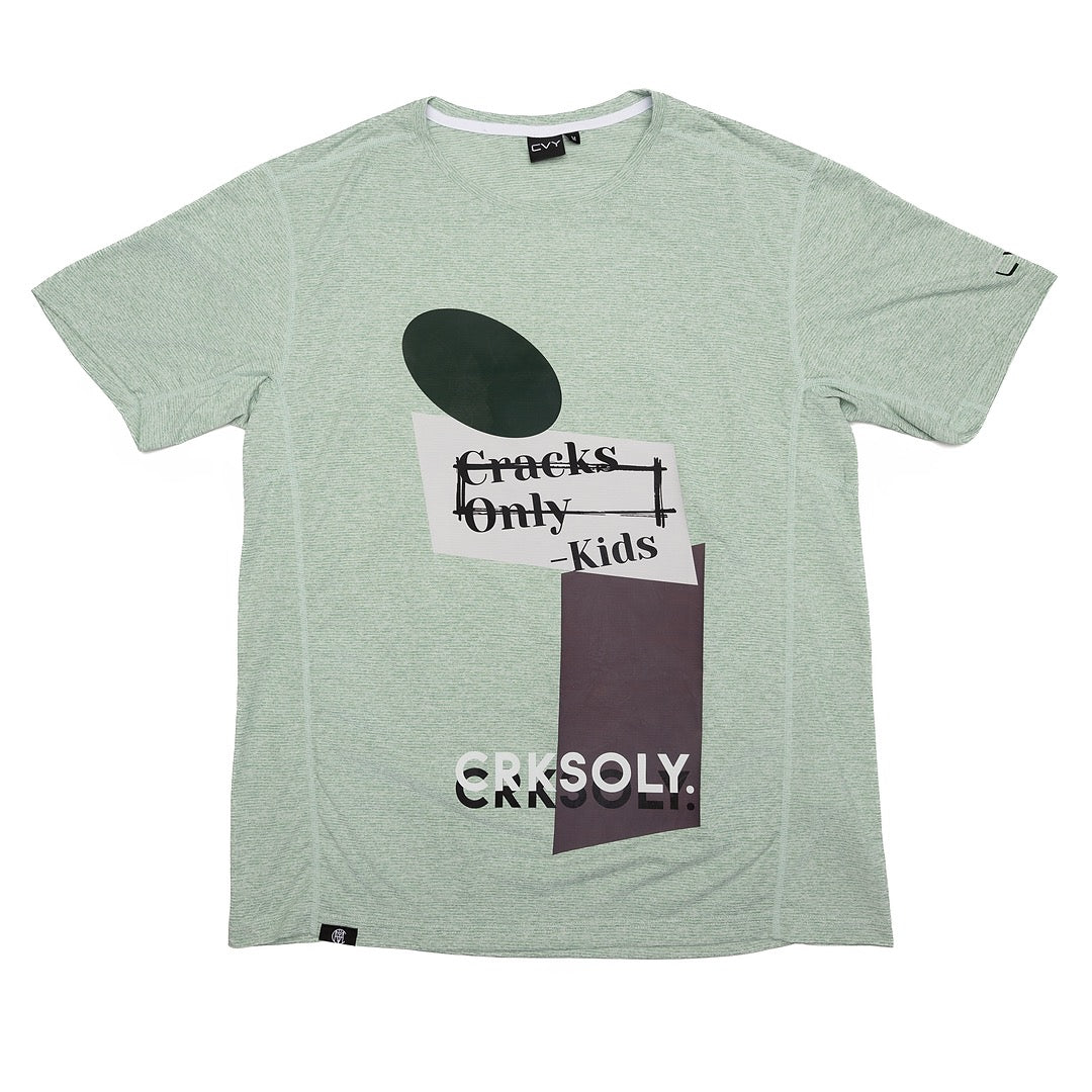 CRKSOLY. Men 'Cracks Only, Kids' Training Tee, product photo 2