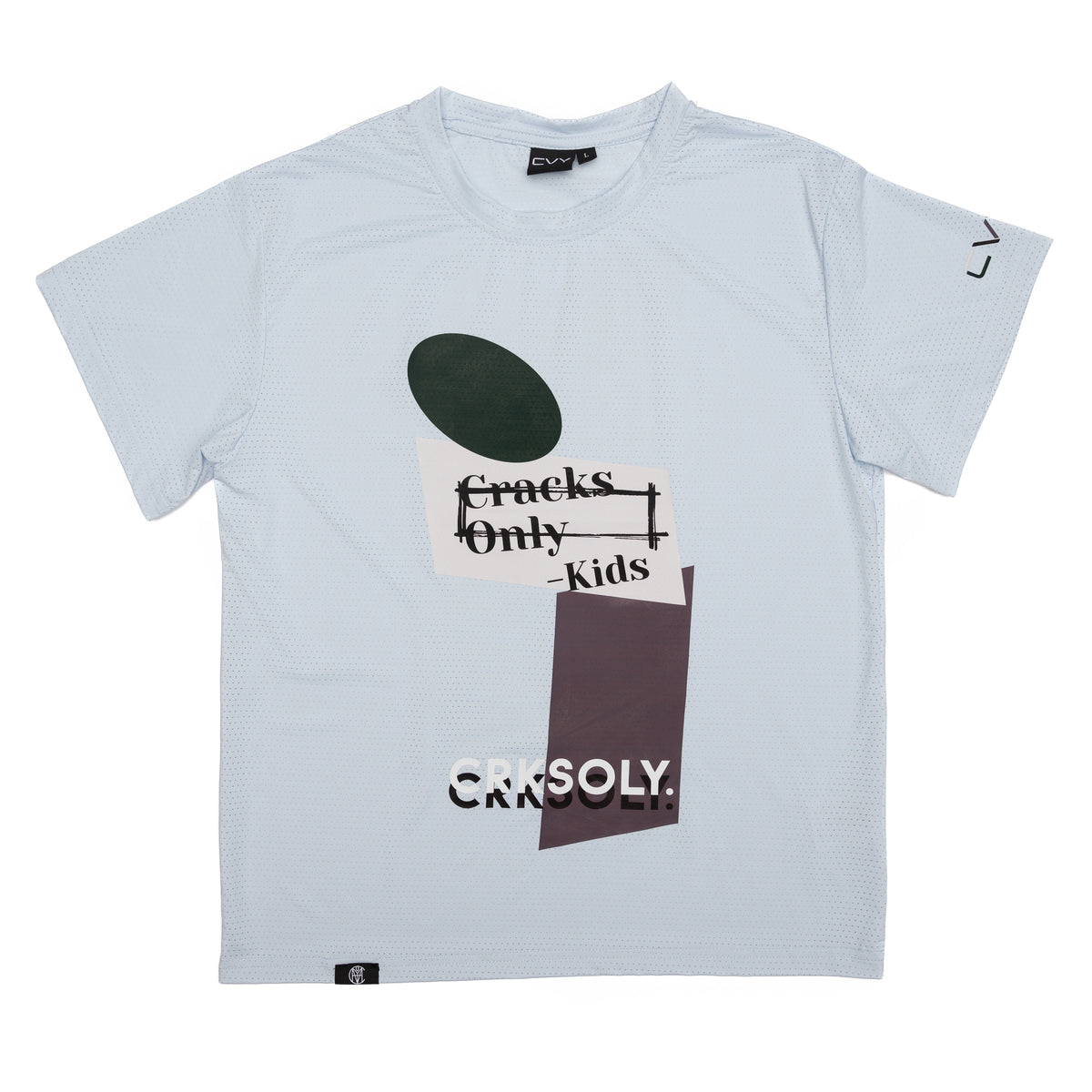 CRKSOLY. Youth 'Cracks Only, Kids' Training Tee, product photo 2