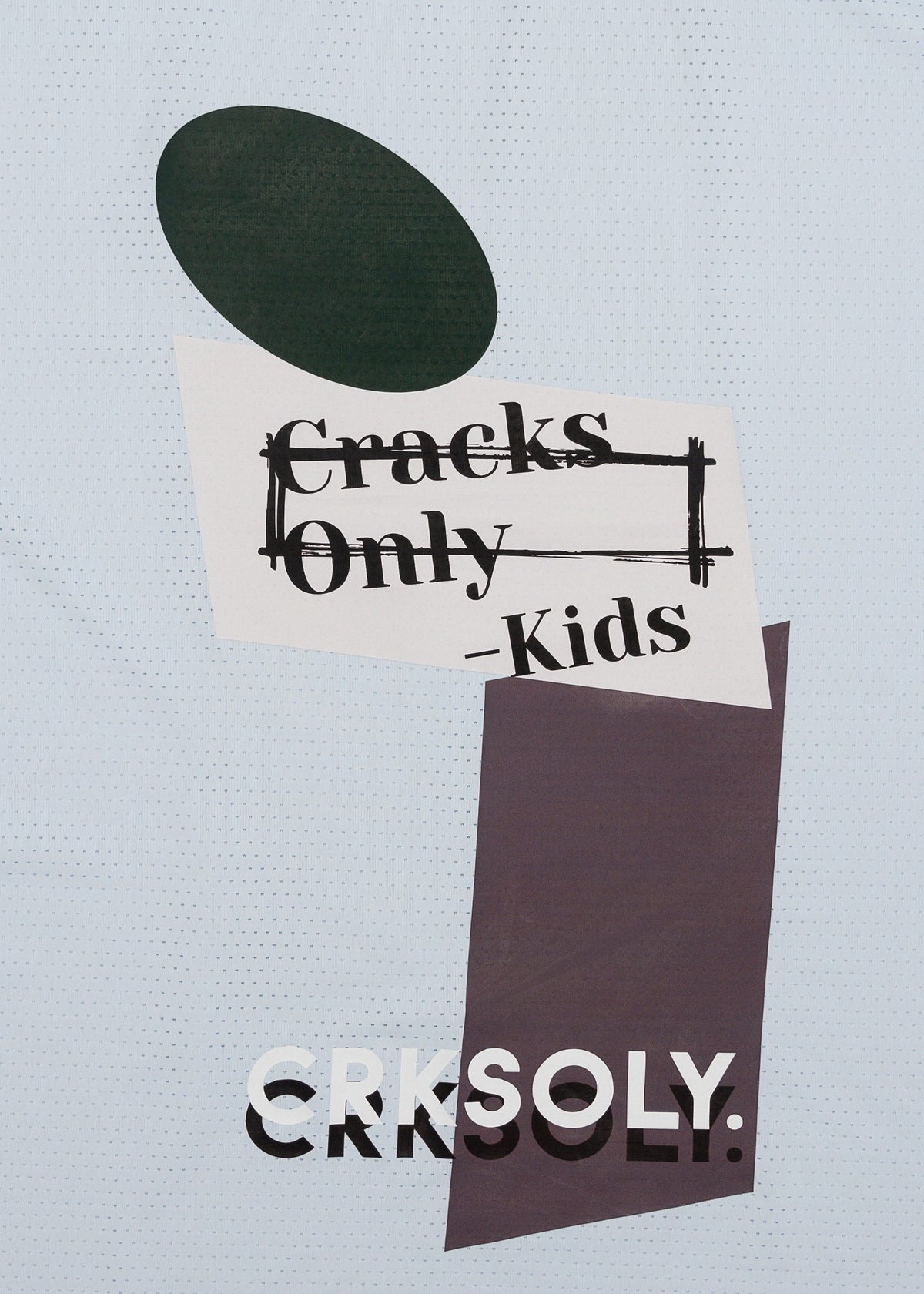 CRKSOLY. Youth 'Cracks Only, Kids' Training Tee, product photo 4