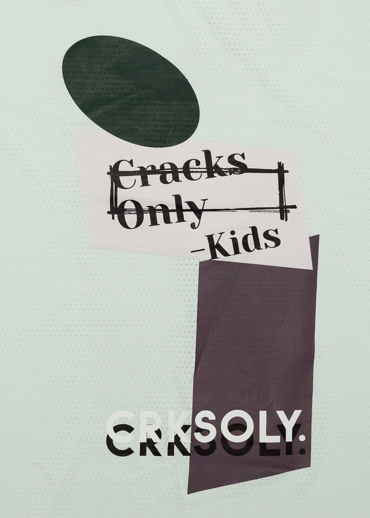 CRKSOLY. Youth 'Cracks Only, Kids' Training Tee, product photo 9