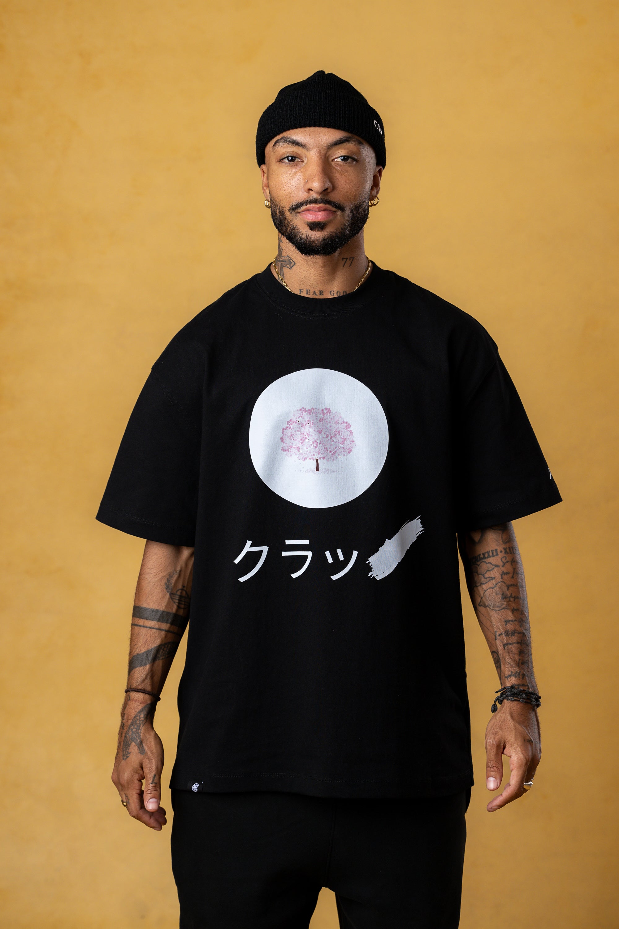 CRKSOLY. Men Cherry Blossom Tee