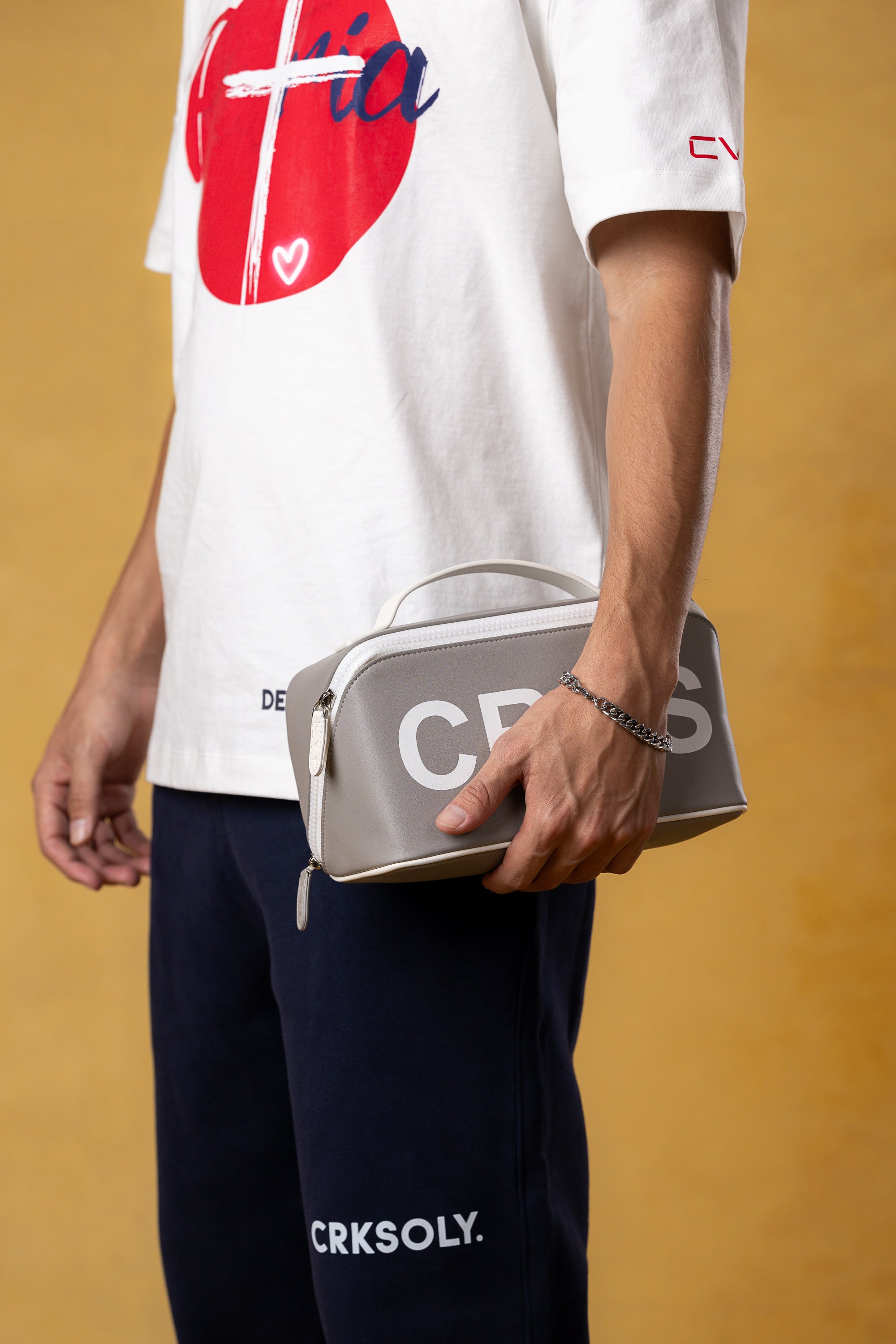 CVYLA Box Toiletry Leather Bag