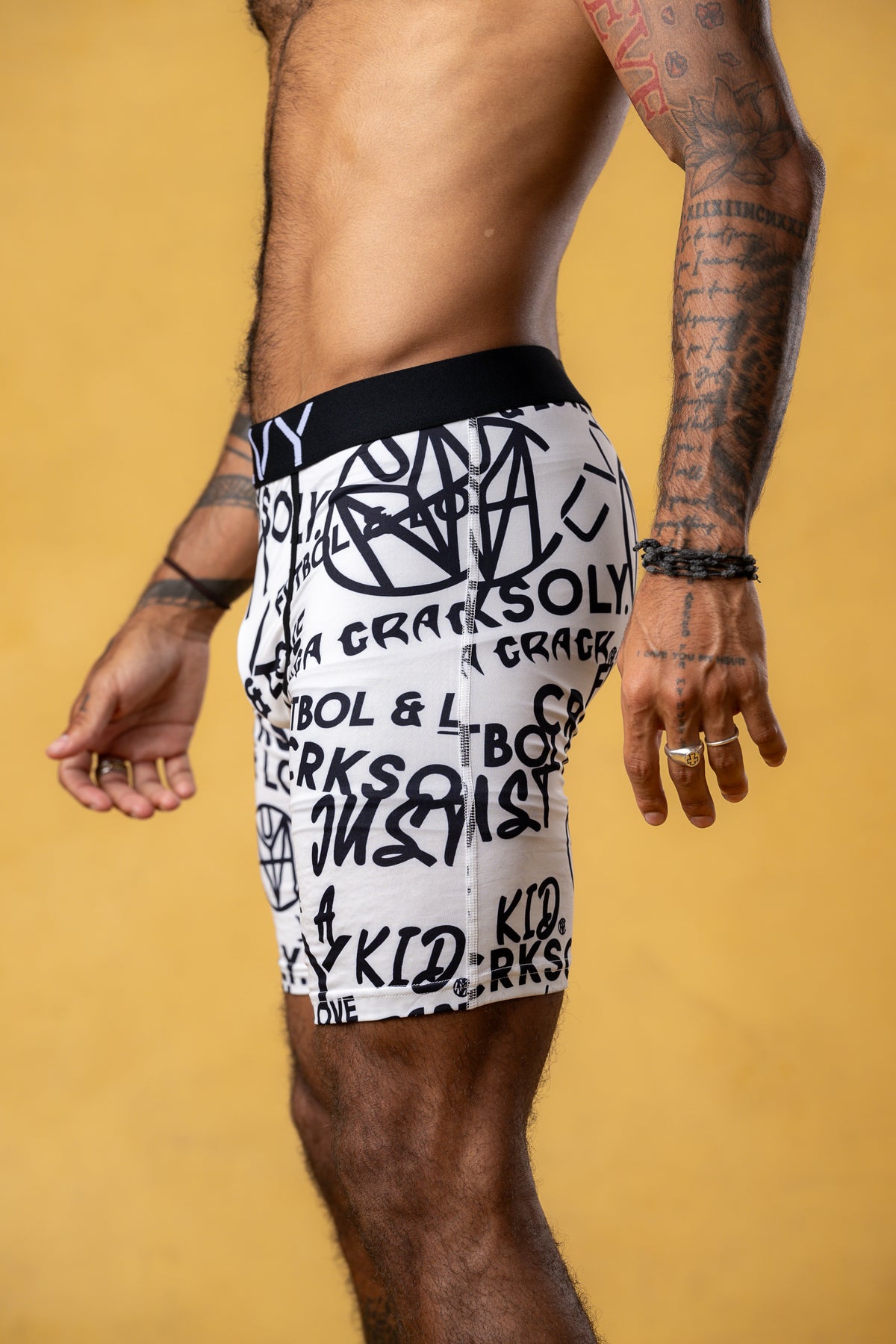 CRKSOLY. Men 5' Monogram Boxer Briefs (2-pack), product photo 3