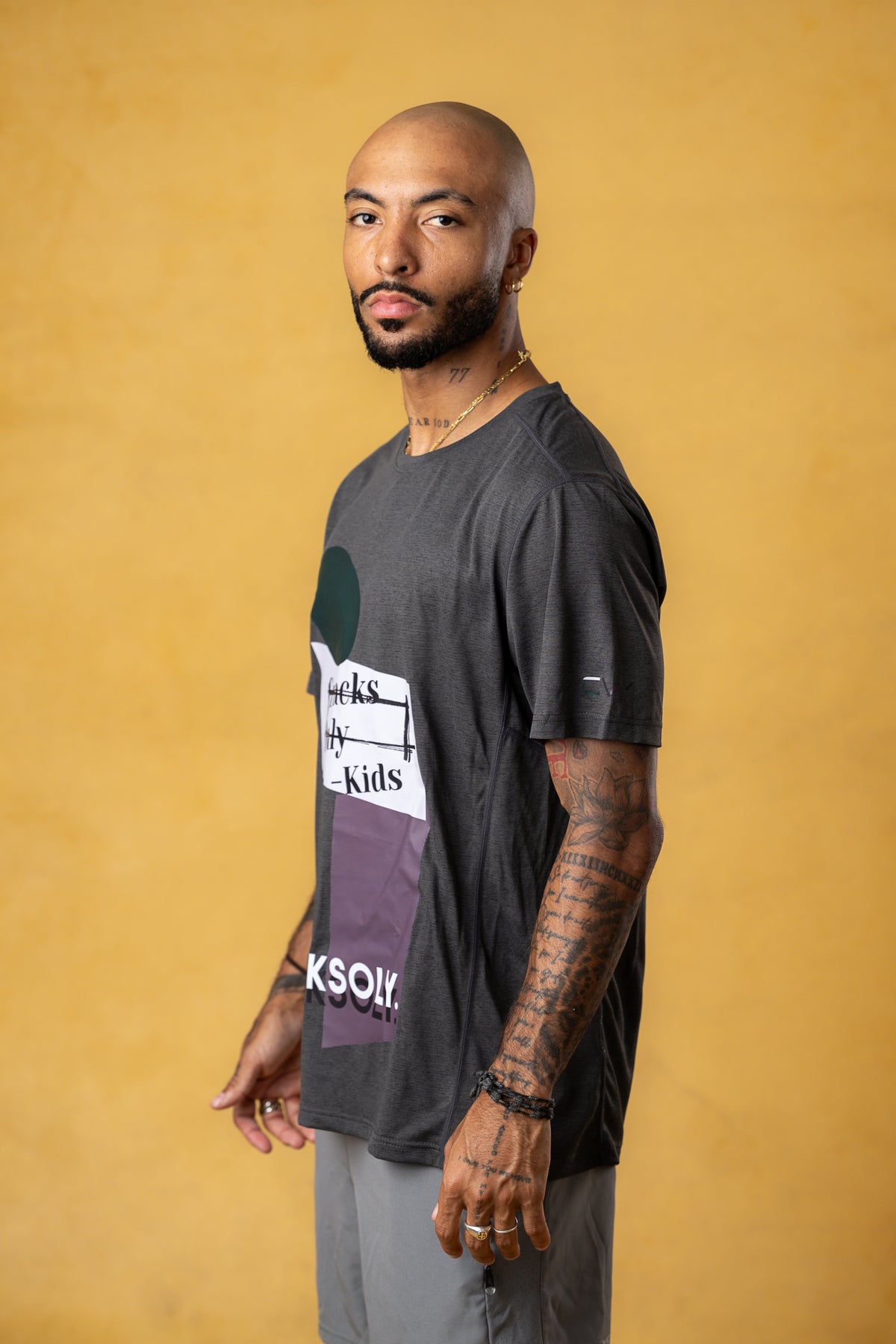 CRKSOLY. Men 'Cracks Only, Kids' Training Tee, product photo 10