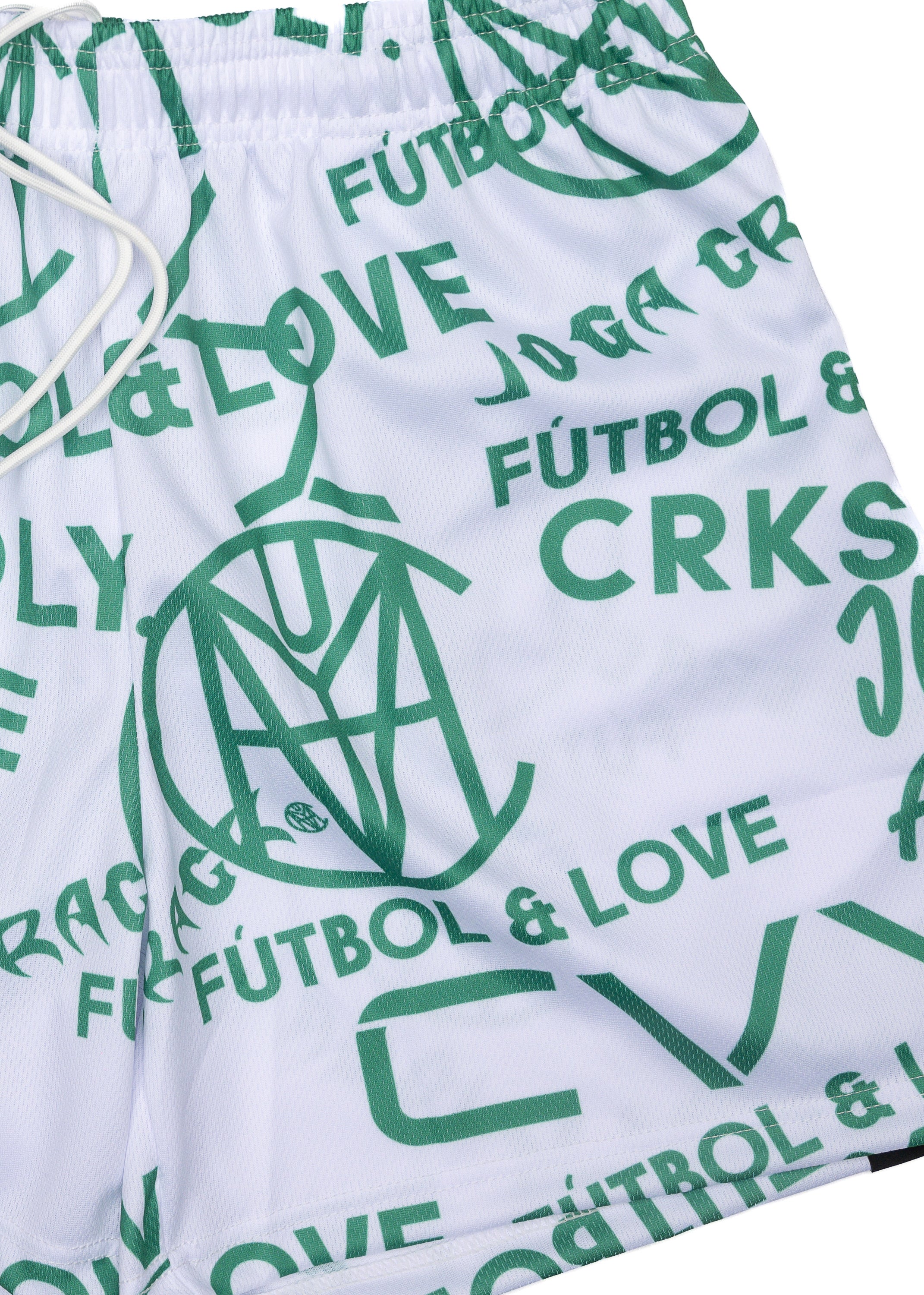 CRKSOLY. Women 5’ Monogram Shorts