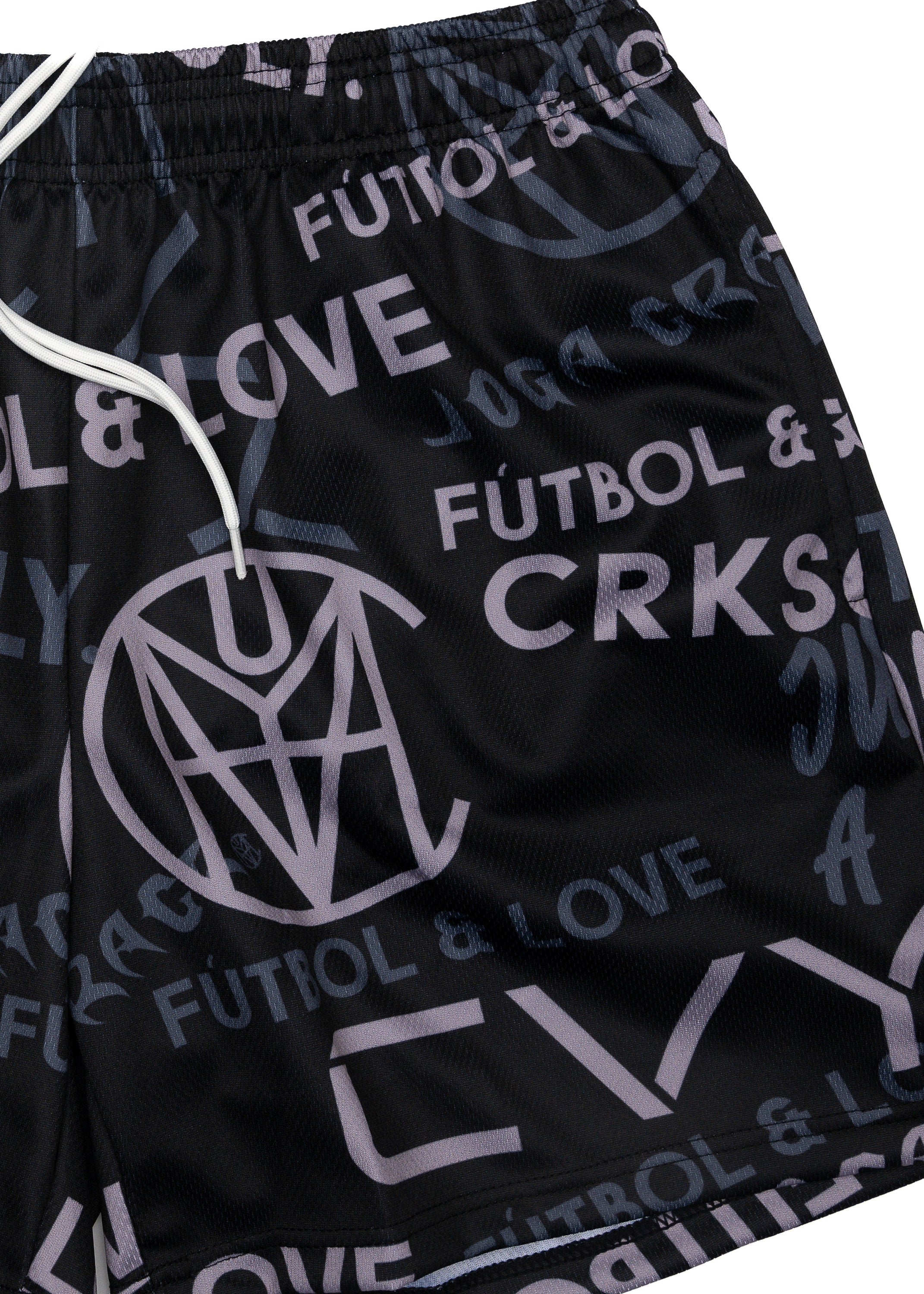 CRKSOLY. Women 5’ Monogram Shorts