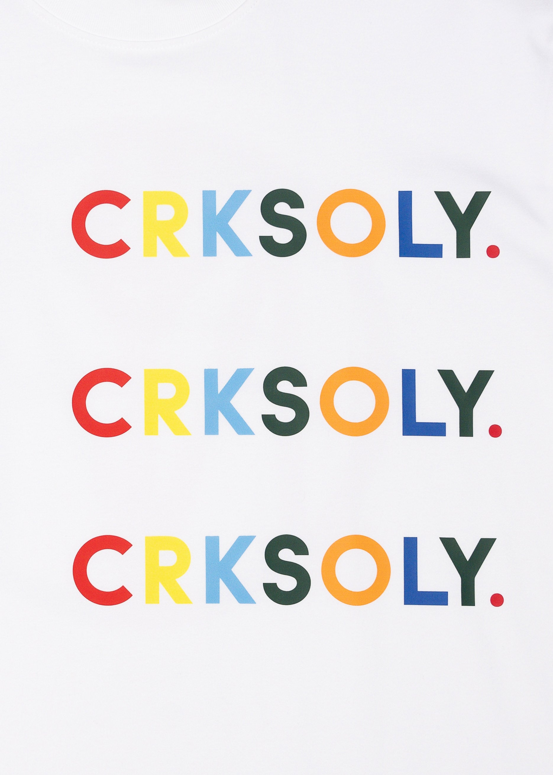 CRKSOLY. Colors Cotton Tee