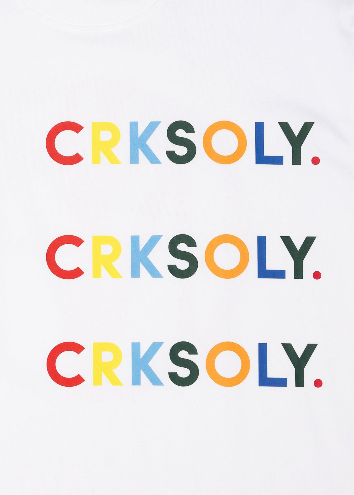 CRKSOLY. Men Colors Cotton Tee, product photo 4