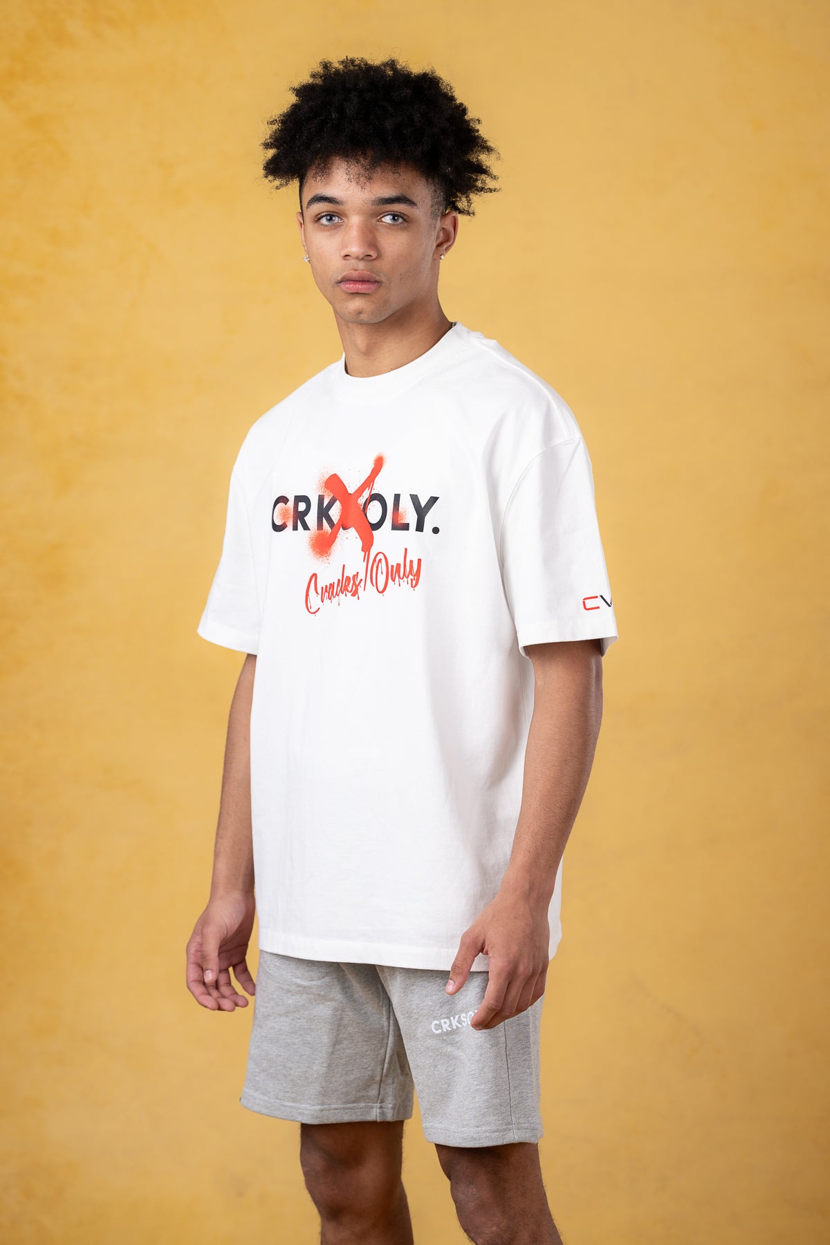 CRKSOLY. Men Void Oversize Cotton Tee, product photo 10