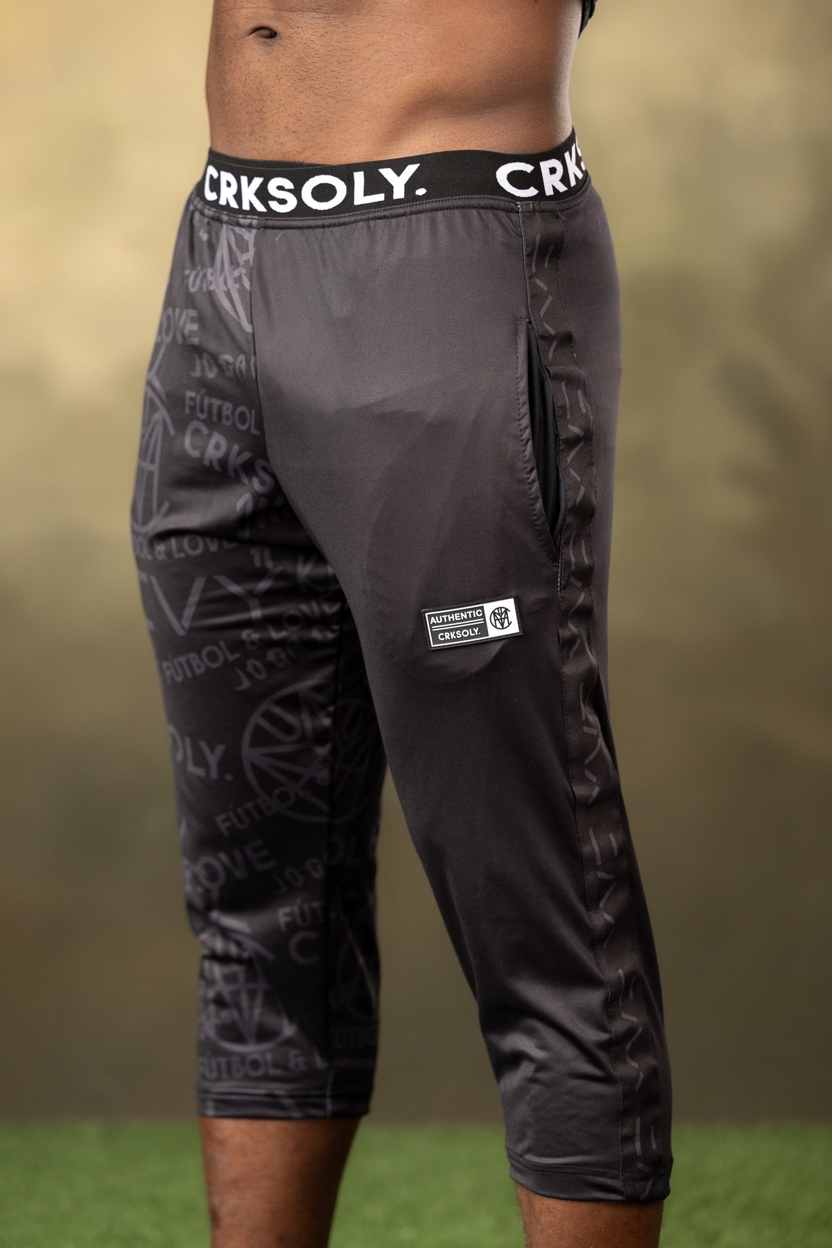 CRKSOLY. Men 3/4 Training Pants, product photo 3