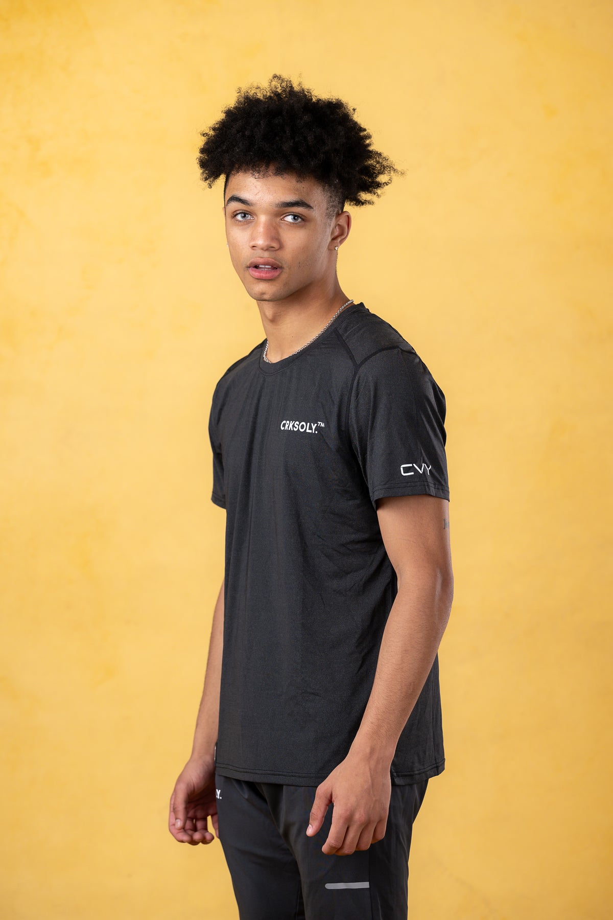 CRKSOLY. Men Blur Training Top, product photo 10