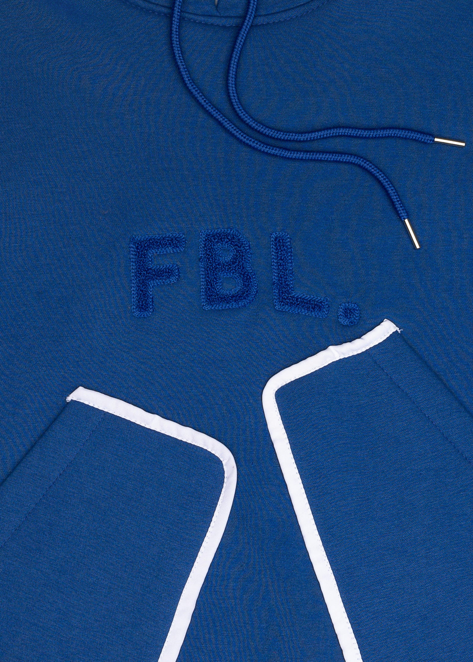 FBL. Men Blue Pocket Hoodie