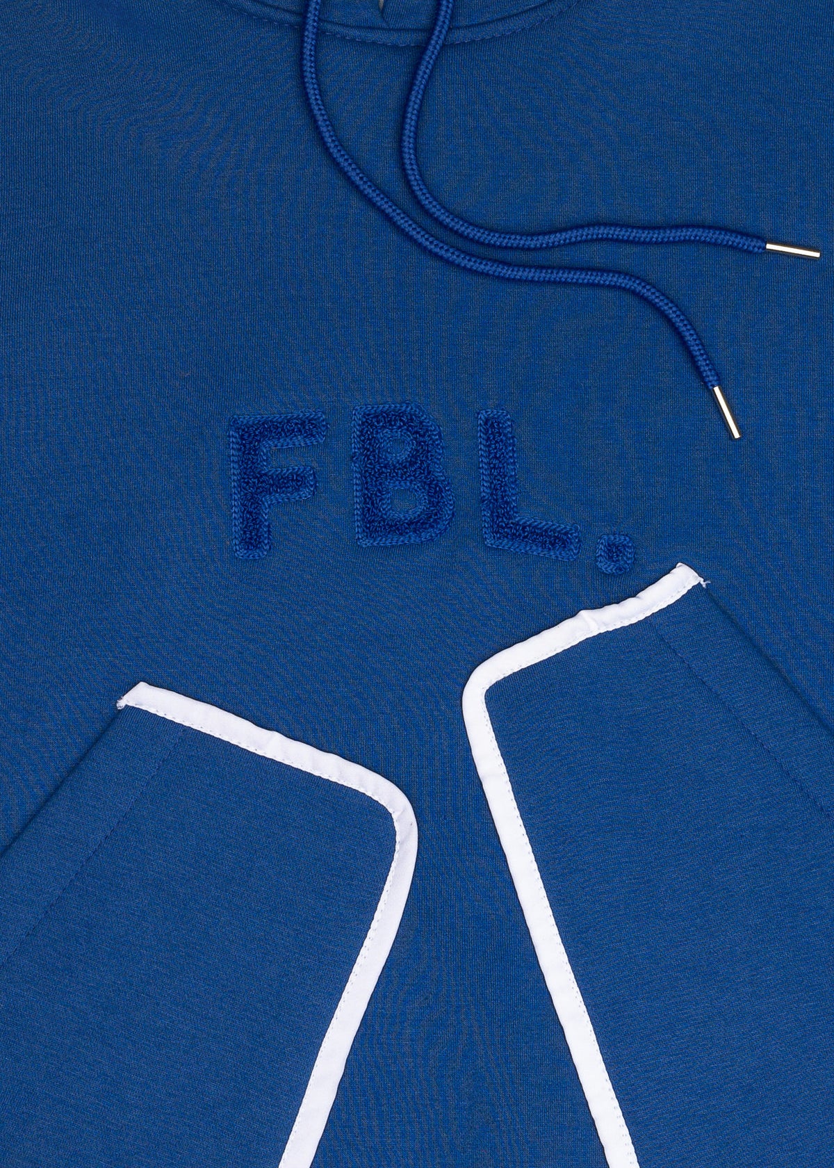 FBL. Men Blue Pocket Hoodie, product photo 4