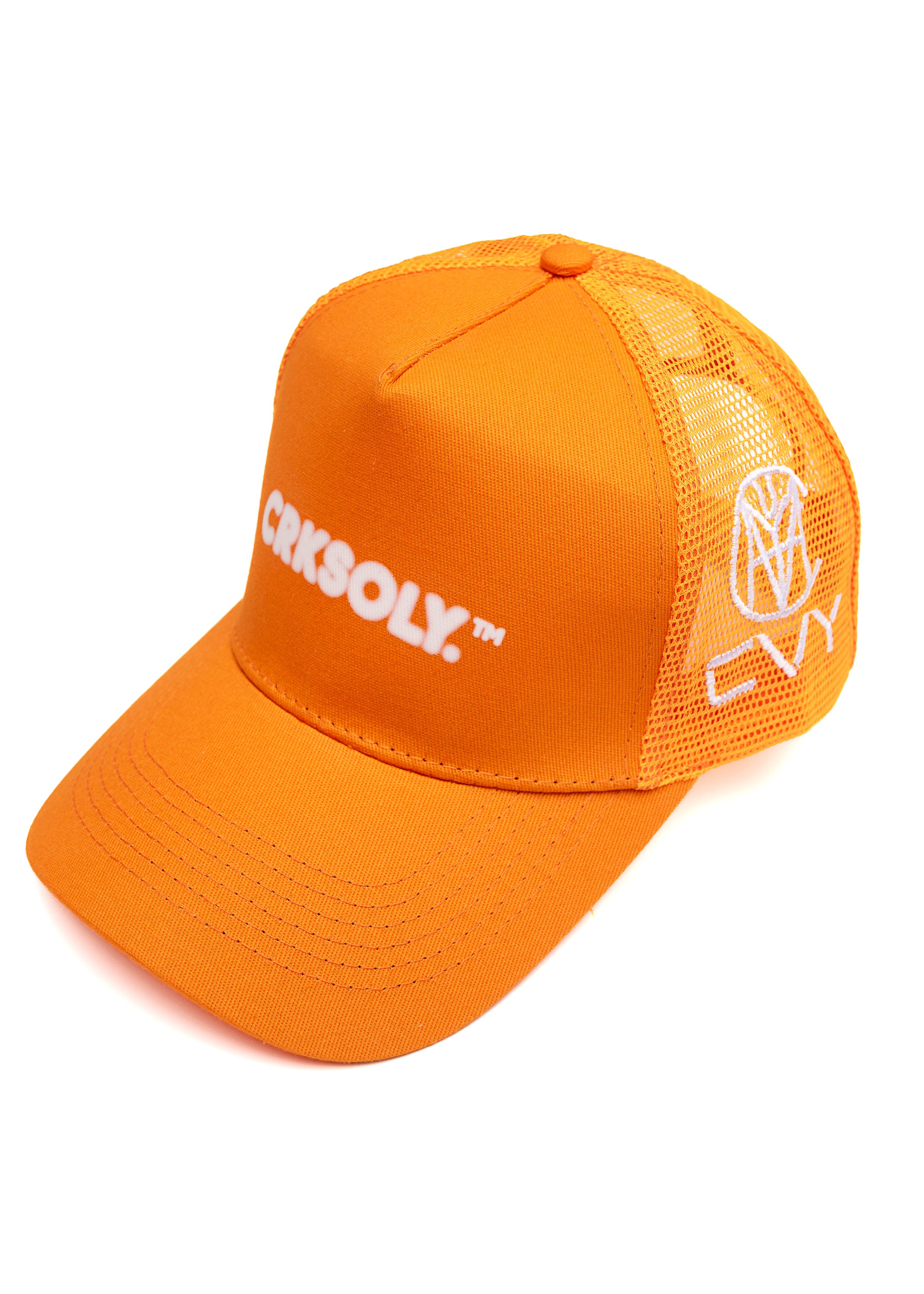 CRKSOLY. Gorra naranja con visera borrosa