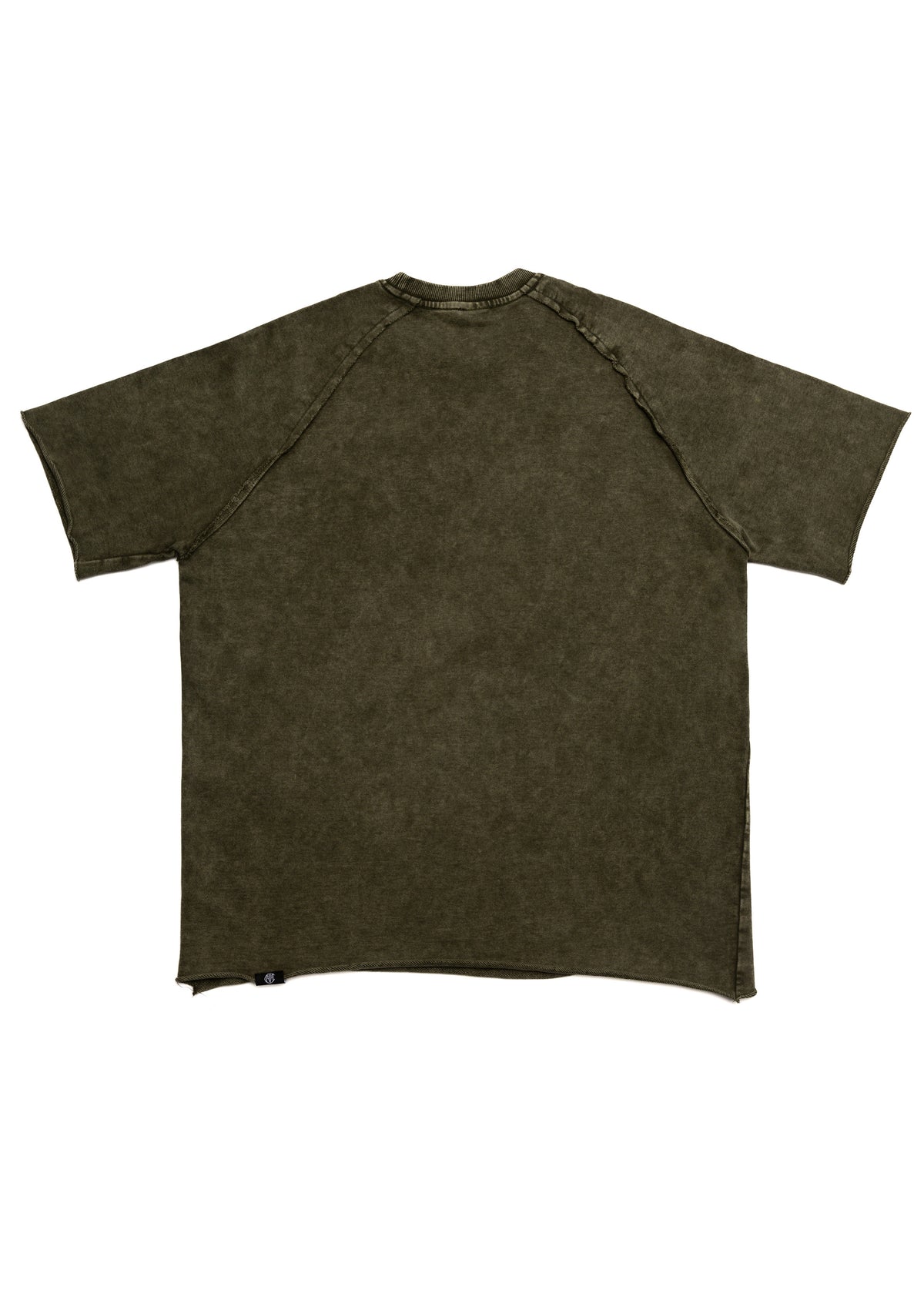 CRKSOLY. Men x CVYLA Green Oversize Tee, product photo 6