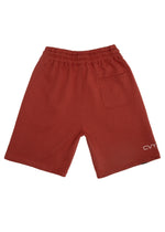 CRKSOLY. Red Cotton Sweatshort