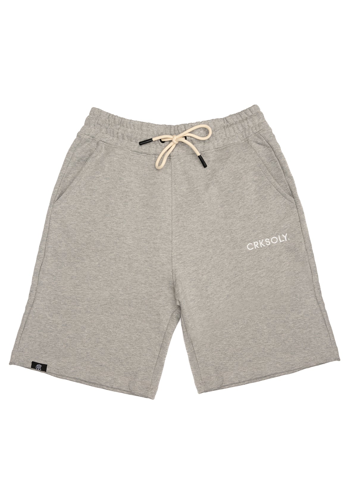 CRKSOLY. Men Gray Cotton Sweatshort, product photo 2