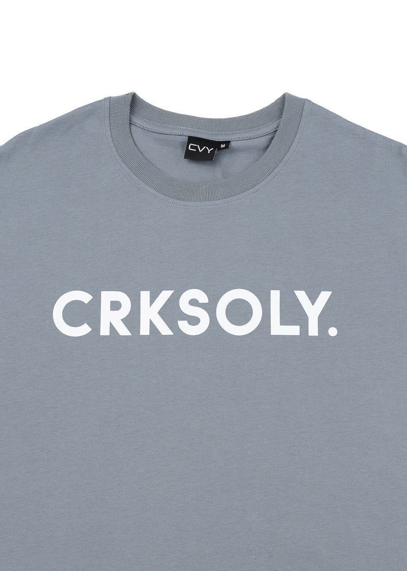 CRKSOLY. Blue Cotton Tee