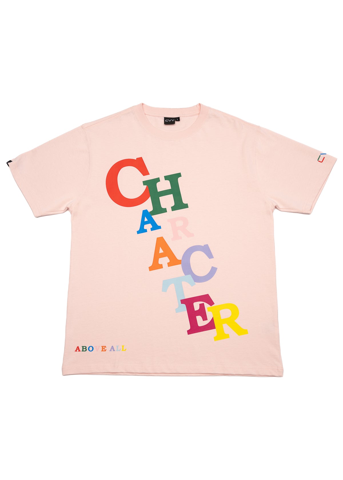 Men Character Streetwear Style Pink T-Shirt, product photo 2