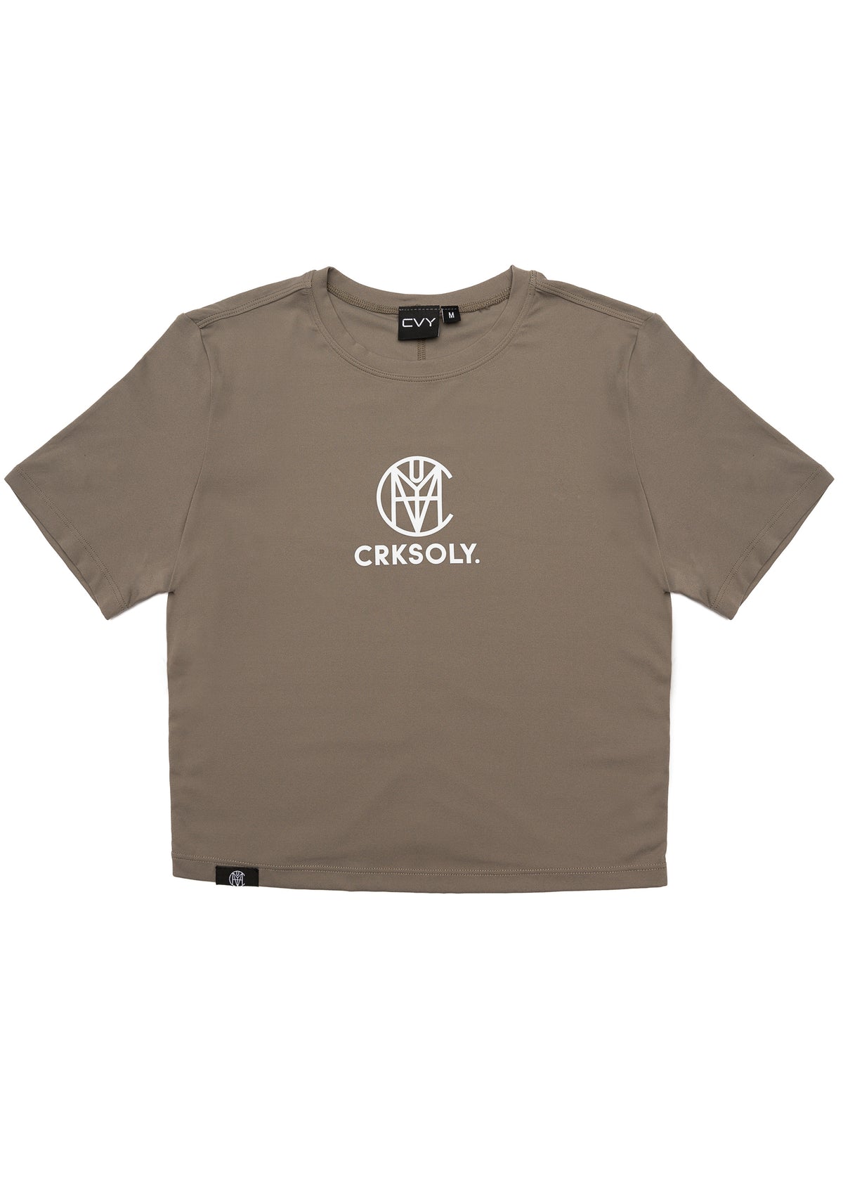 CRKSOLY. Women Military Green Silk Training Top, product photo 2