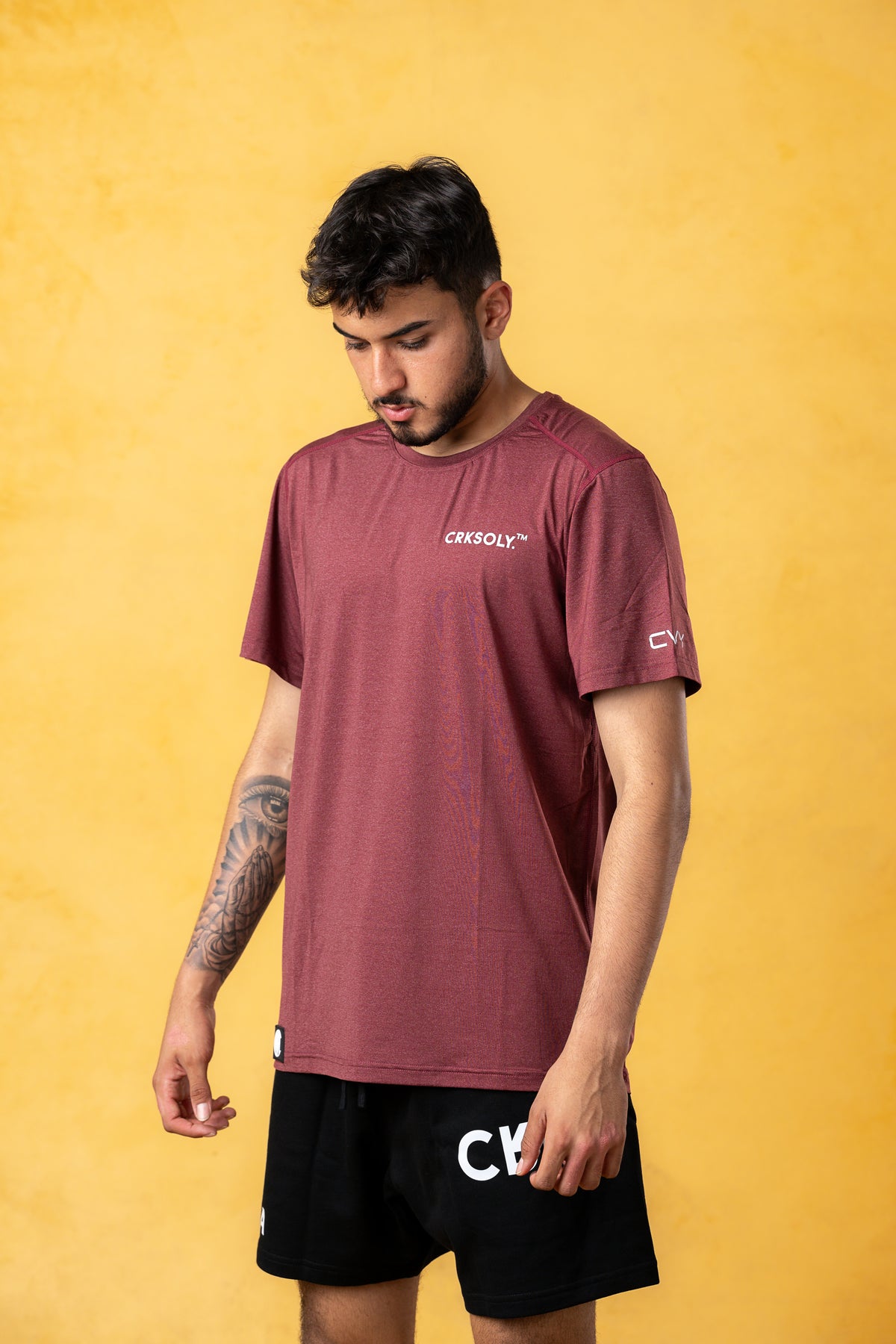 CRKSOLY. Men Blur Training Top, product photo 5