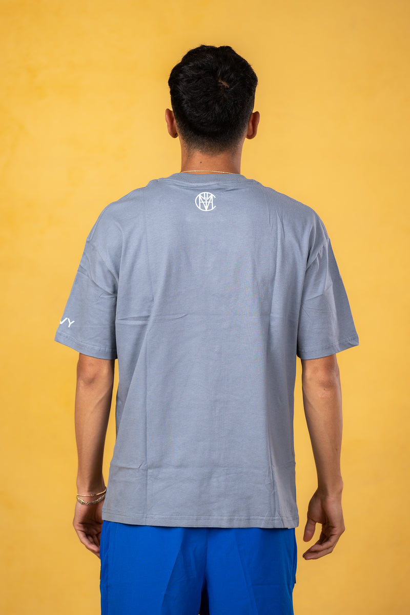 CRKSOLY. Blue Cotton Tee