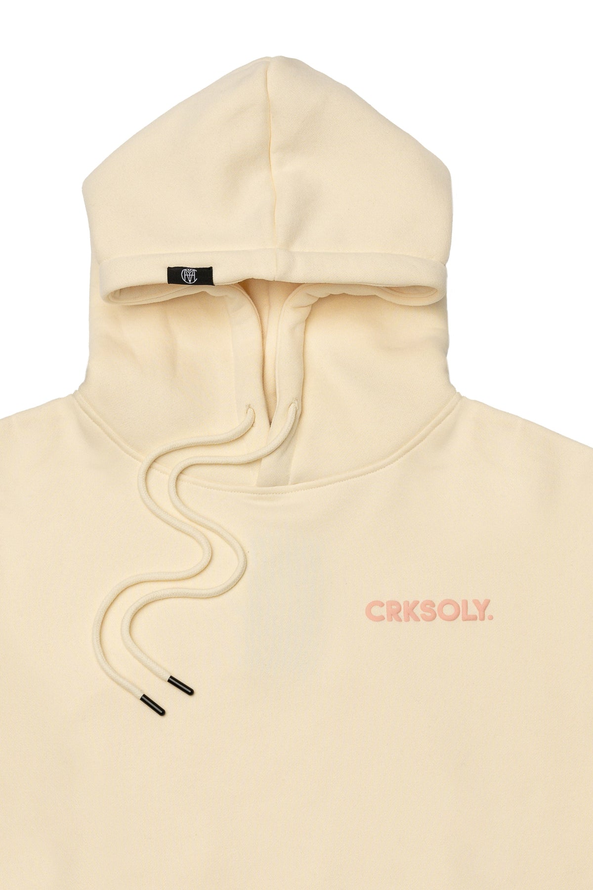 CRKSOLY. Women OFW Cream Hoodie, product photo 3