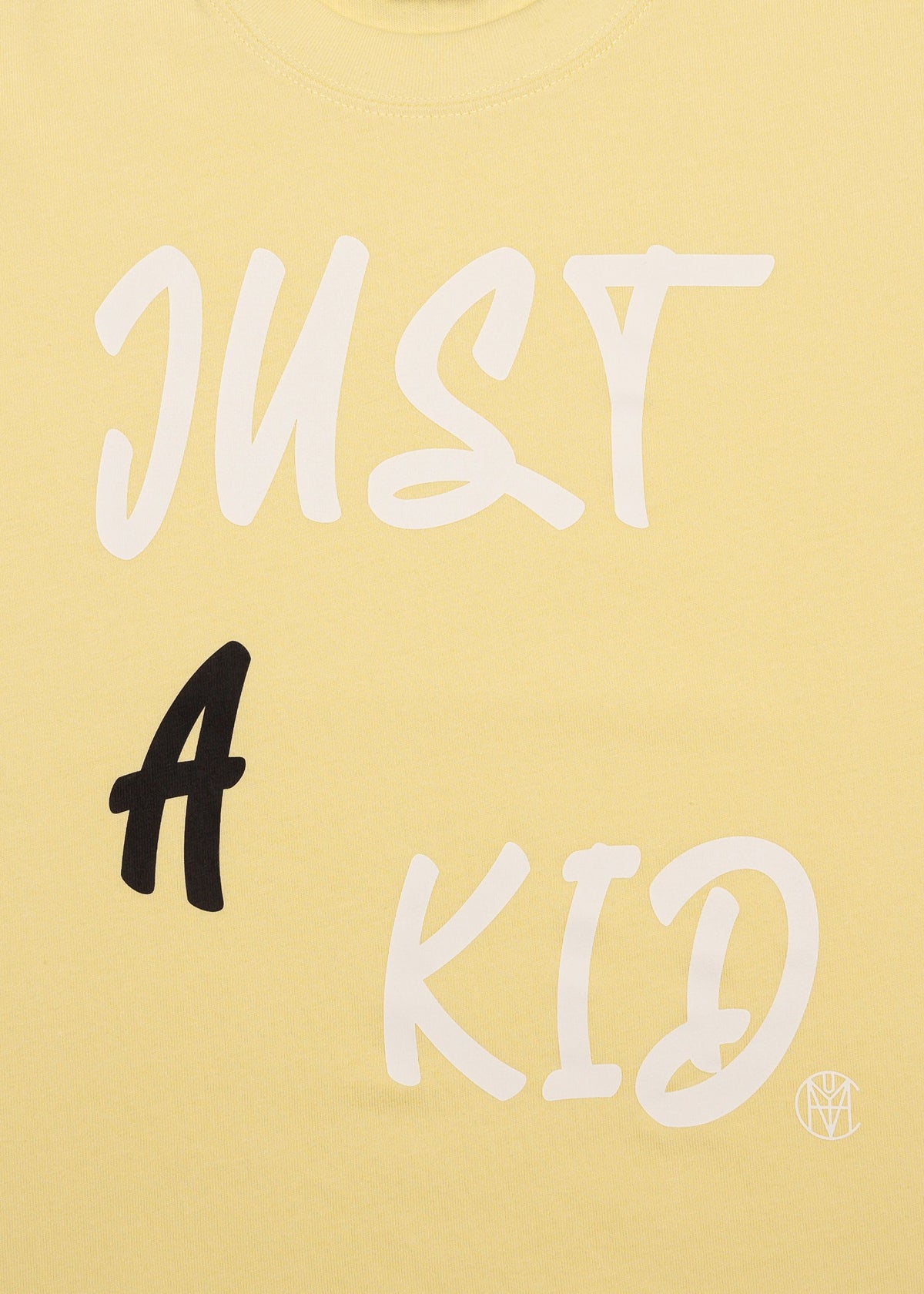 Just A Kid Youth Yellow Streetwear Tee, product photo 6
