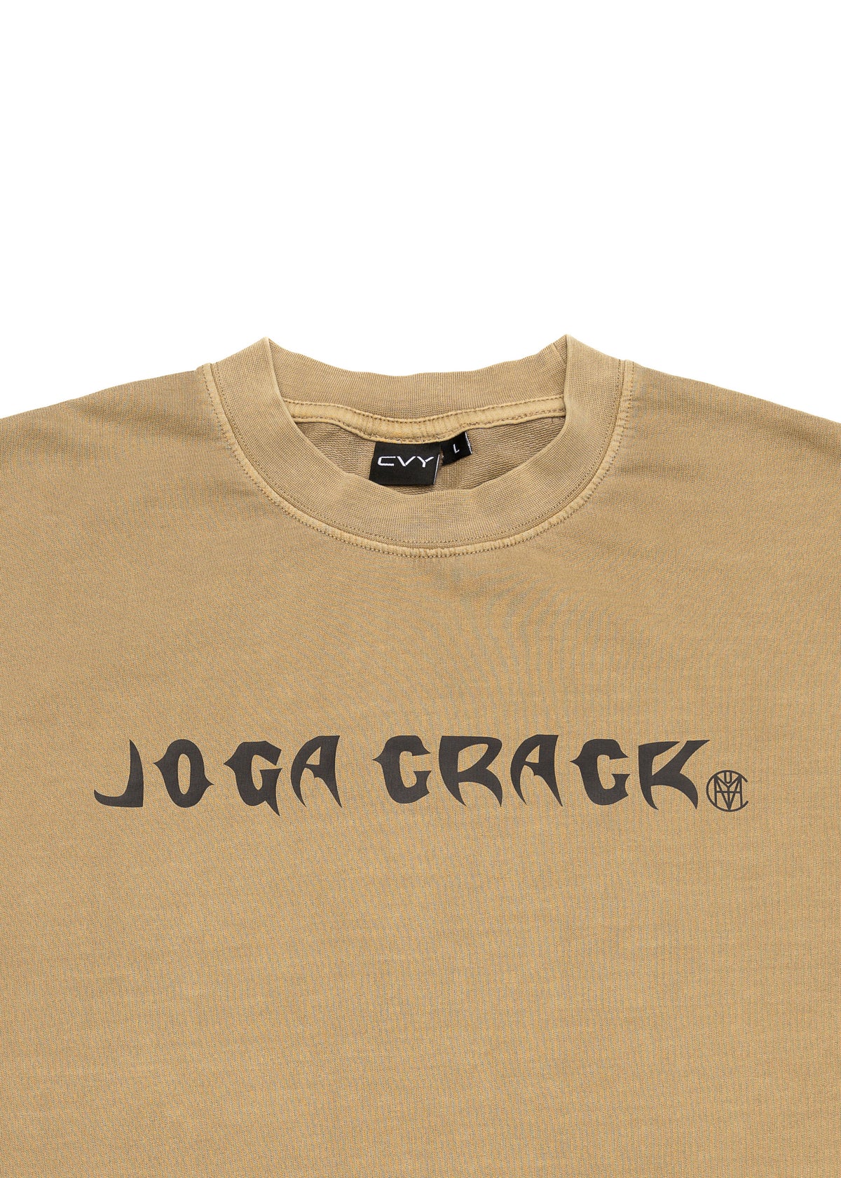 Men Joga Crack Brown Oversize Tee, product photo 4