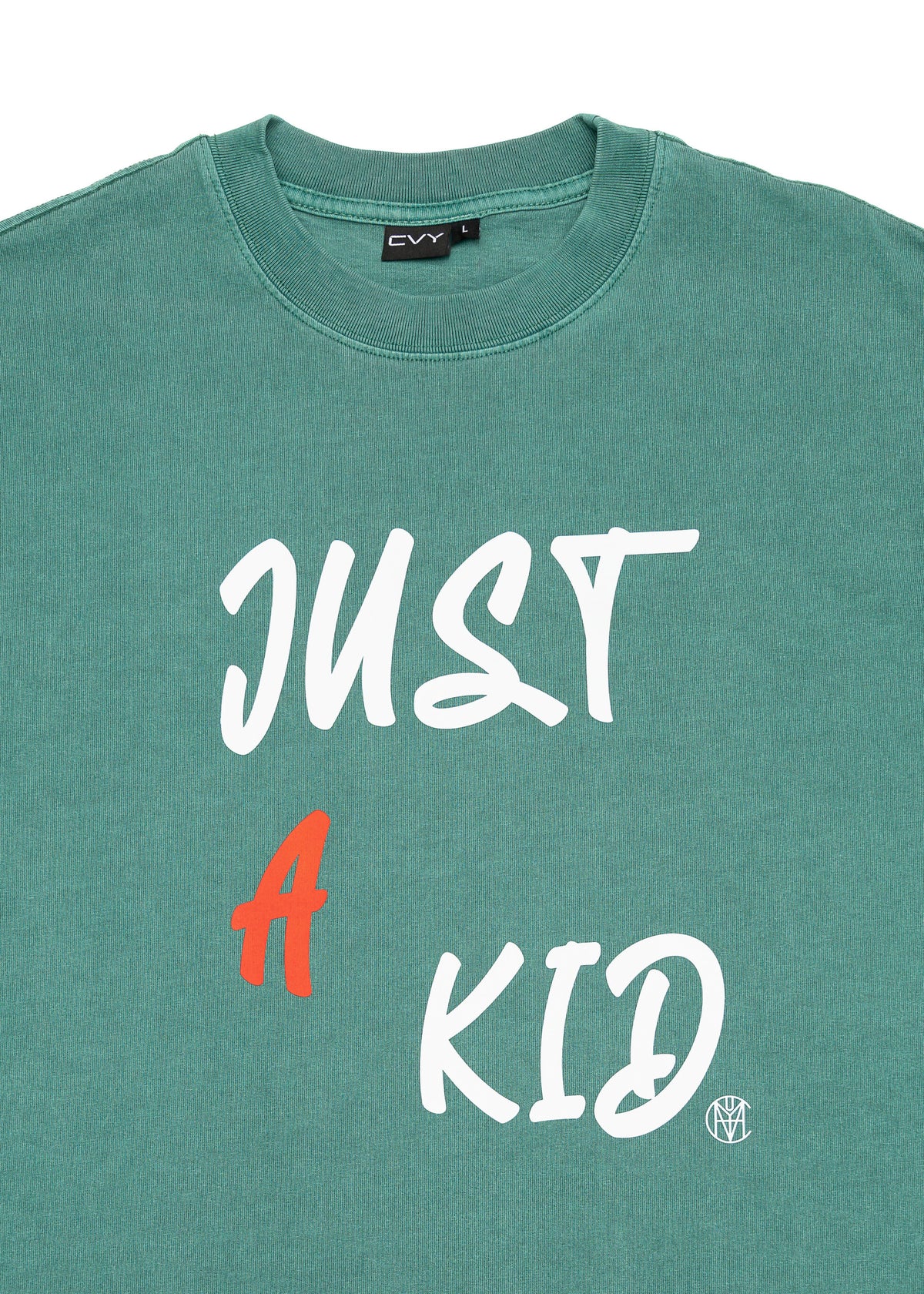 Just A Kid Green Tee, product photo 3