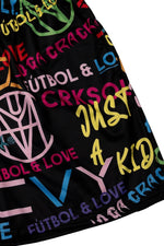 CRKSOLY. 5’ Youth Monogram Shorts