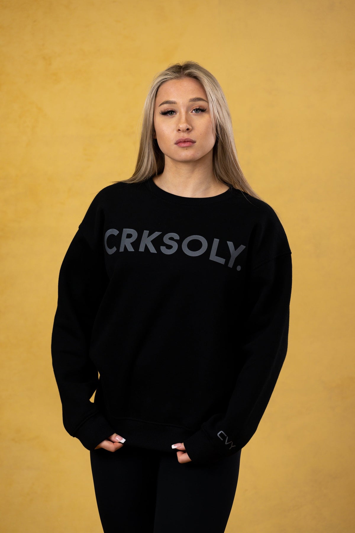 CRKSOLY. Women Knight Crewneck, product photo 1
