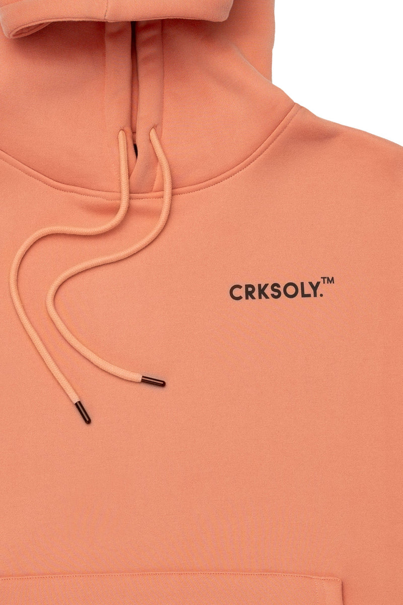 CRKSOLY. Women Coral Sweatsuit Hoodie