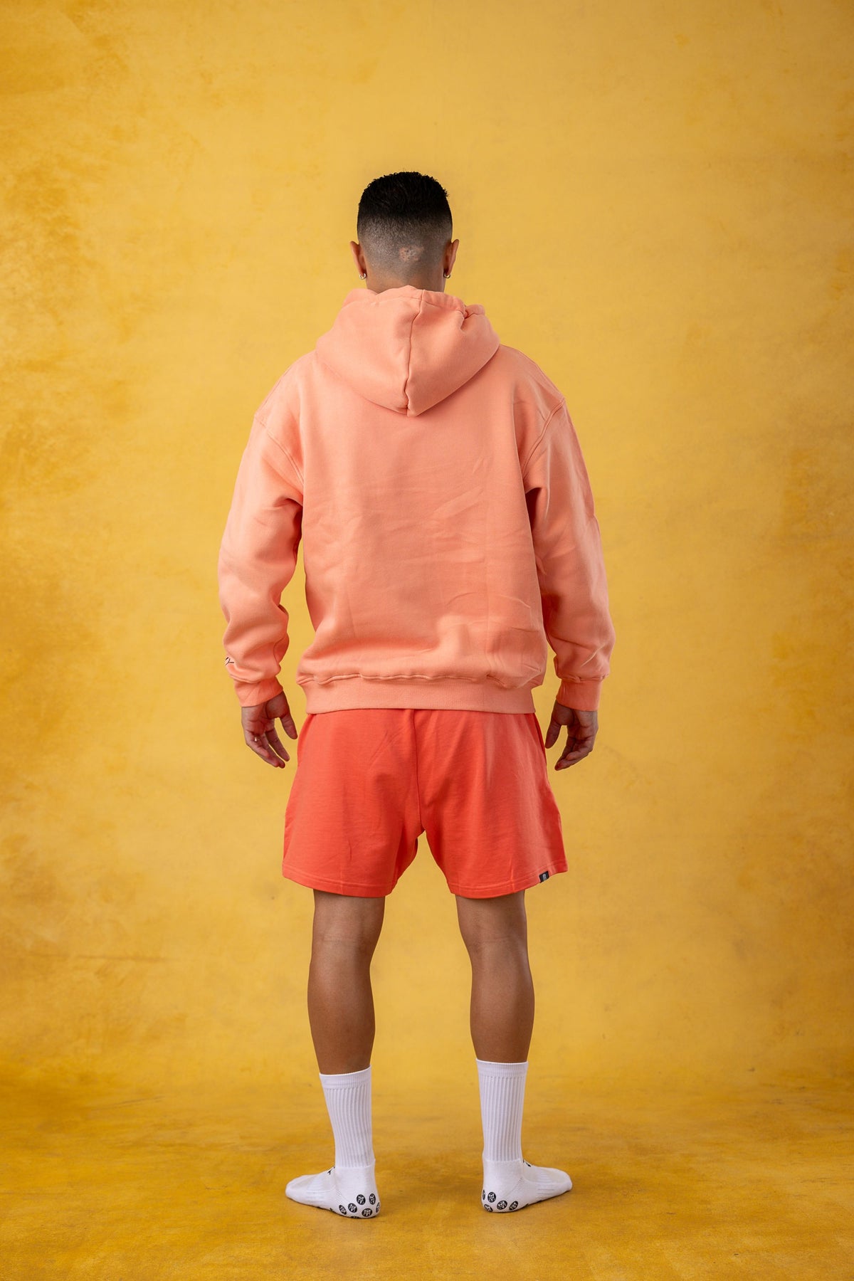 CRKSOLY. Men Coral Cotton Sweat Shorts, product photo 9