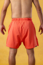 CRKSOLY. Coral Cotton Sweat Shorts