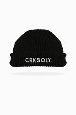 CRKSOLY. Black Training Beanie