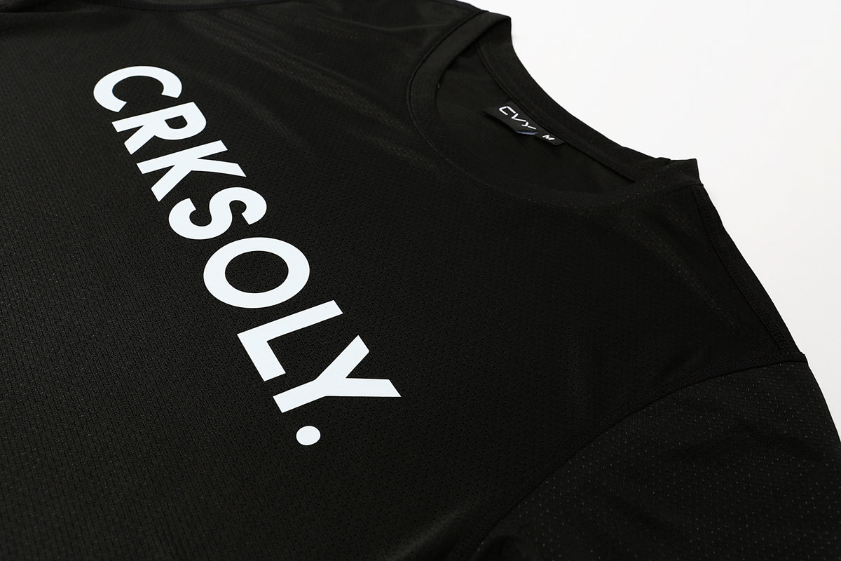 CRKSOLY. Men Black Training Top, product photo 3