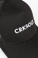 CRKSOLY. Black SnapBack Hat