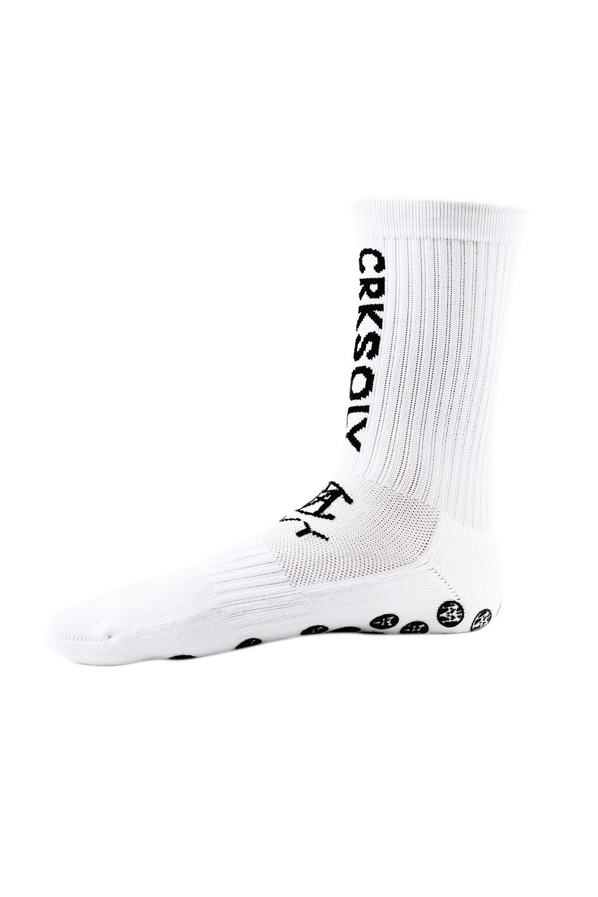CRKSOLY. White Training Grip Socks, product photo 5