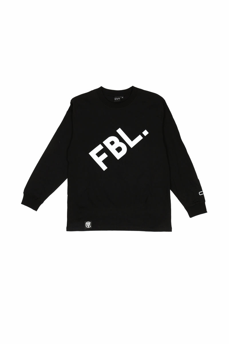 FBL. Men Black Long Sleeve Shirt
