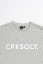 CRKSOLY. Gray Cotton T-Shirt
