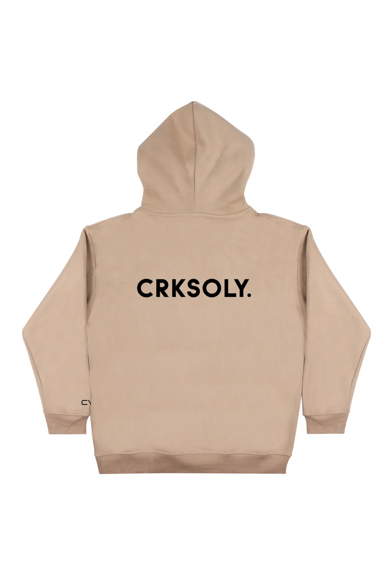 CRKSOLY. JUST A KID. Sand Hoodie