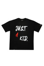 Just a Kid Black T-Shirt