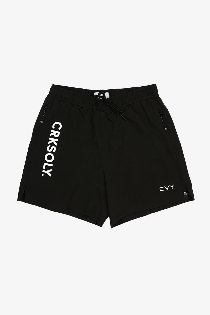 CRKSOLY Youth Black Shorts - CVY 