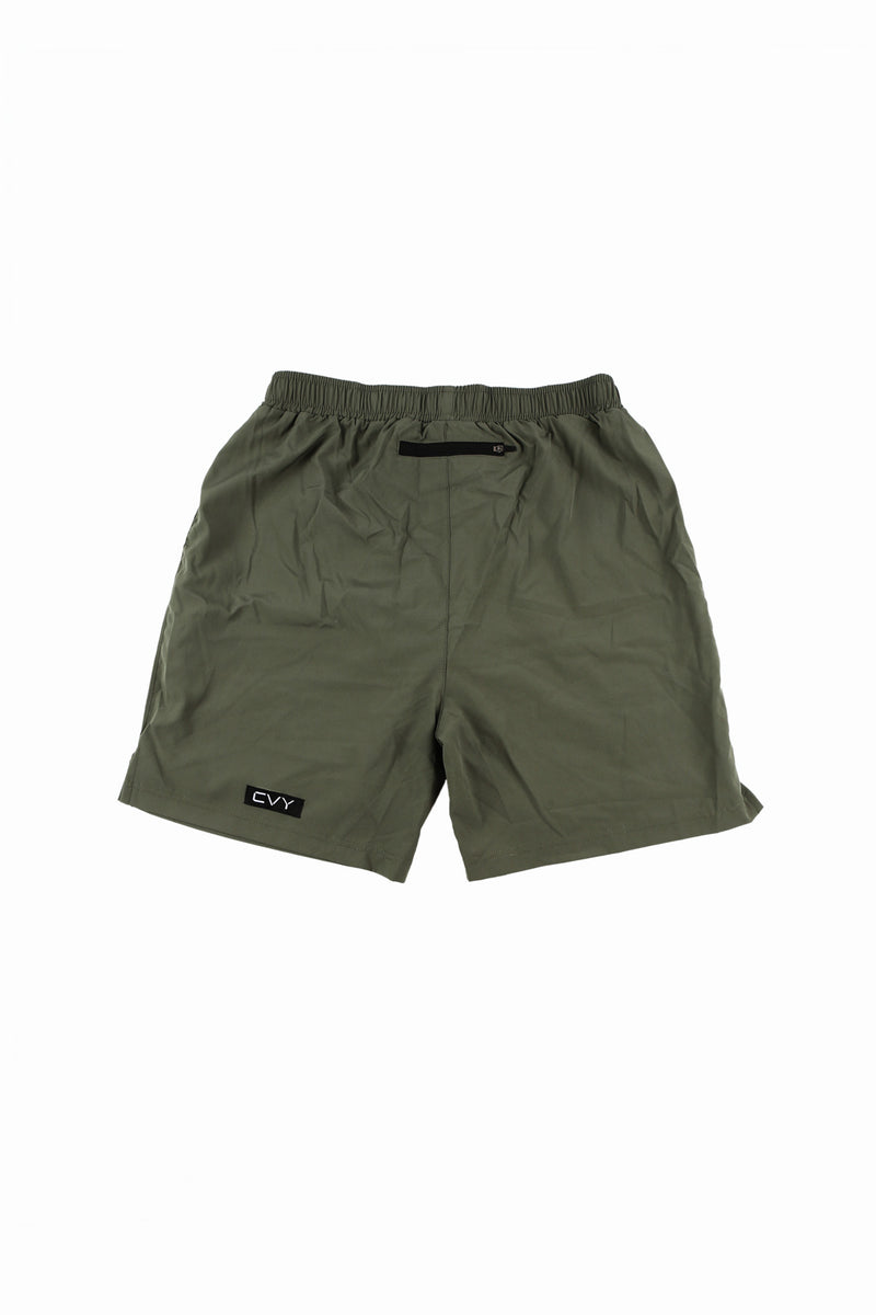 CRKSOLY. Elastane Military Green Short